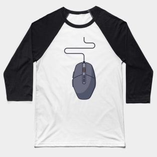 Gaming Mouse PC Gamer Illustration Baseball T-Shirt